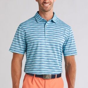 George Stripe Print Polo